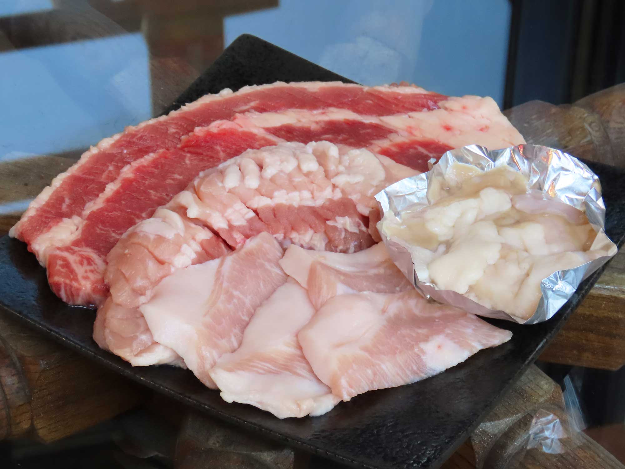 牛豚盛り合わせ